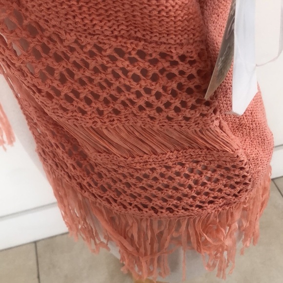 GB girls Fringed Vest Peach Juniors XL - Picture 4 of 6